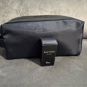 Dior Black Toiletry Bag for Men